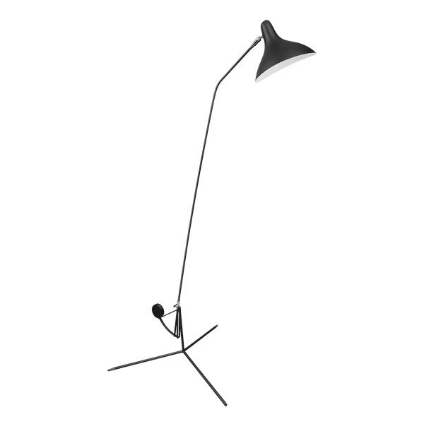 Торшер Lampara Tripod Floor Lamp Черный Хром Белый Торшер Lampara Tripod Floor Lamp Черный Хром Белый в Орле | Loft Concept
