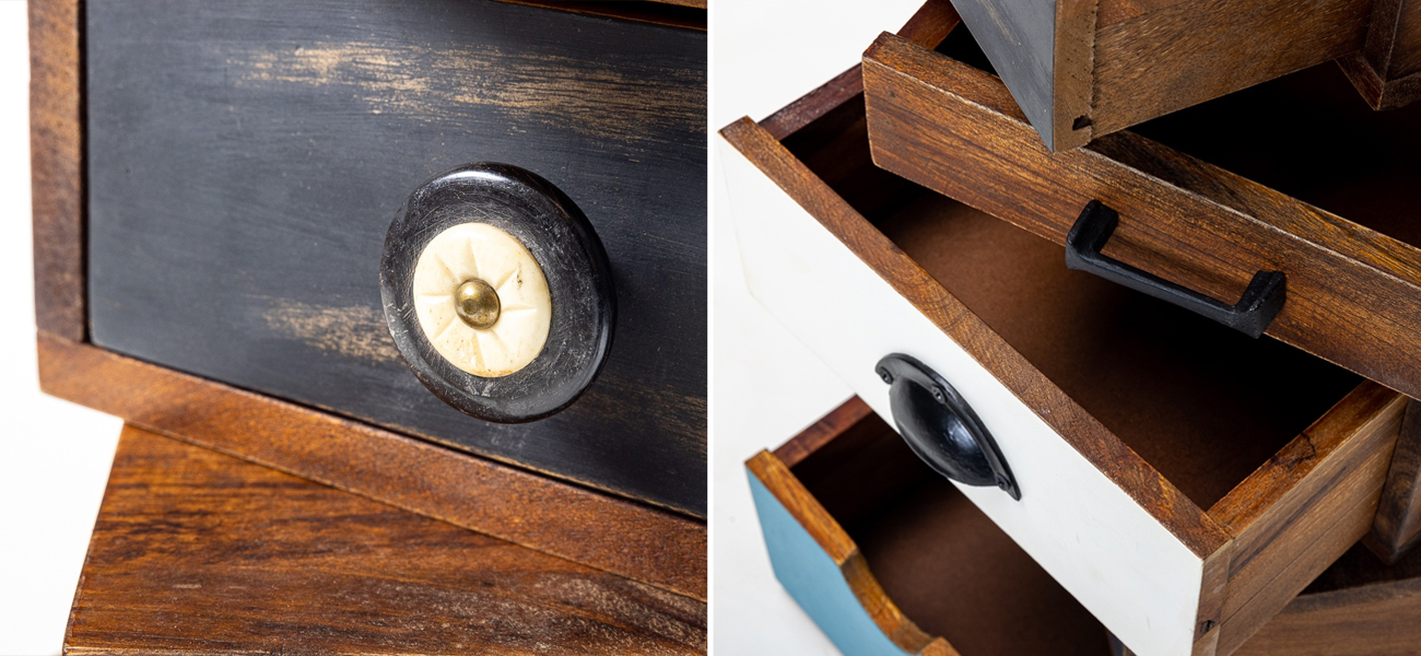 Дизайнерская тумба Texture Contrast - фото №1