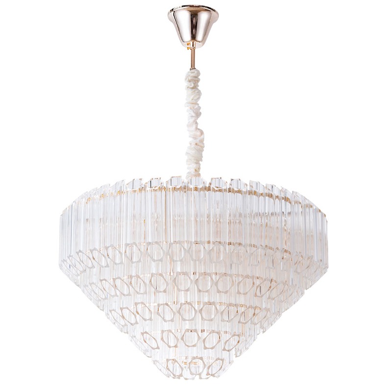 Люстра Hexagon Tube Light Crystal Chandelier Прозрачный Люстра Hexagon Tube Light Crystal Chandelier Прозрачный в Орле | Loft Concept