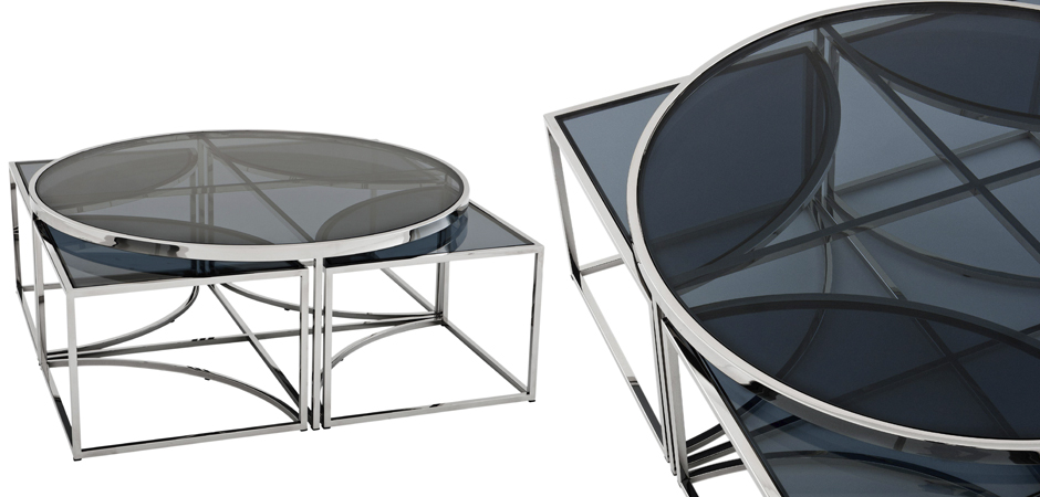 Кофейный стол Eichholtz Coffee Table Padova Stainless steel Кофейный стол Eichholtz Coffee Table Padova Stainless steel - Loft-Concept в Орле