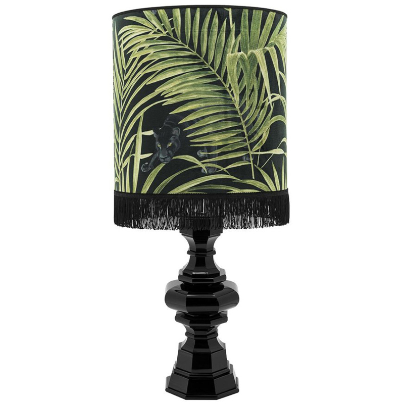 Настольная лампа Table Lamp Empire Velvet Black Green Зеленый Черный Настольная лампа Table Lamp Empire Velvet Black Green Зеленый Черный в Орле | Loft Concept