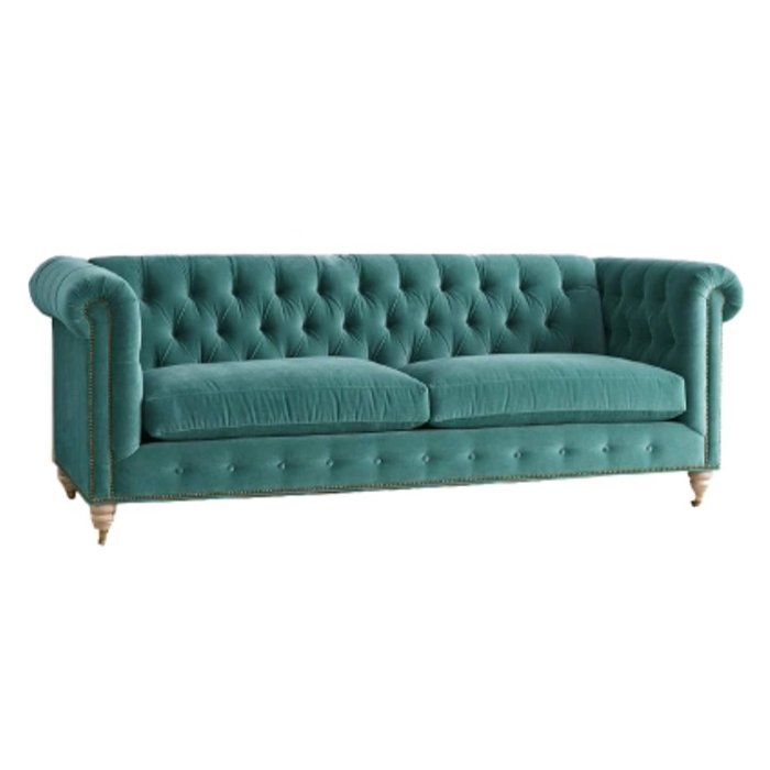 Трехместный диван Velvet Lyre Chesterfield Sofa Серый Фиолетовый Красный Малахит (зеленый) Бирюзовый Голубой пастельный Золотой Трехместный диван Velvet Lyre Chesterfield Sofa Серый Фиолетовый Красный Малахит (зеленый) Бирюзовый Голубой пастельный Золотой в Орле | Loft Concept