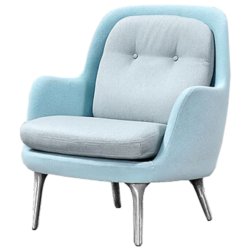 Кресло Bento Chair II Голубой пастельный Серебряный Кресло Bento Chair II Голубой пастельный Серебряный в Орле | Loft Concept