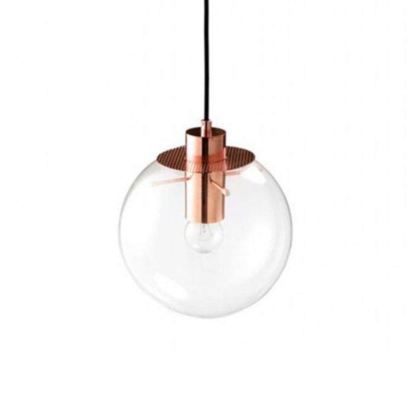 Подвесной светильник Selene Glass Ball Ceiling Lights Gold 20 cm Медь Прозрачное Стекло Подвесной светильник Selene Glass Ball Ceiling Lights Gold 20 cm Медь Прозрачное Стекло в Орле | Loft Concept