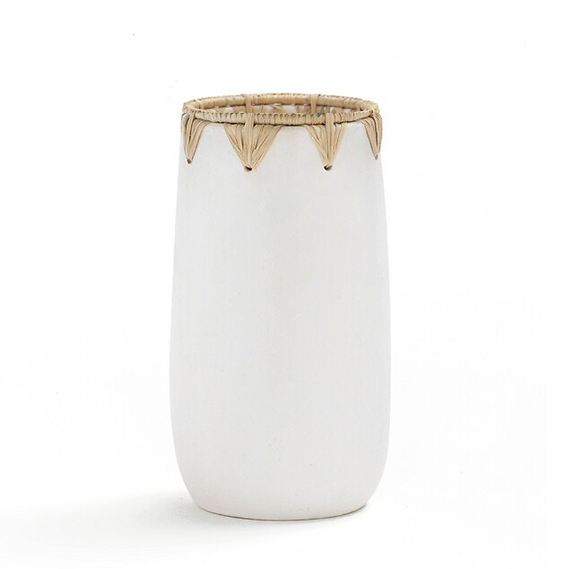 Ваза Ceramic Vase white D13 Белый Ваза Ceramic Vase white D13 Белый в Орле | Loft Concept