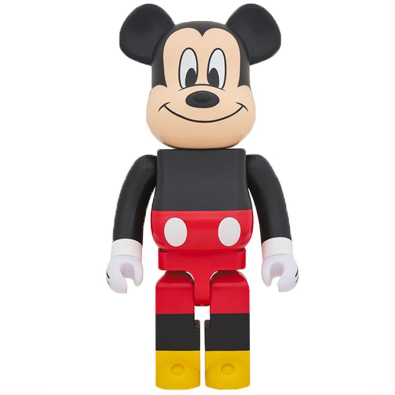Статуэтка Bearbrick Mickey Mouse Черный Красный Желтый Бежевый в Орле | Loft Concept 