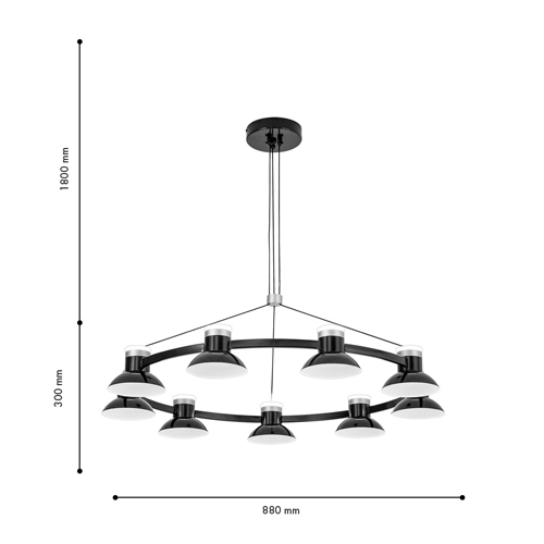Люстра Celevis Black 92 Люстра Celevis Black 92 в Орле
