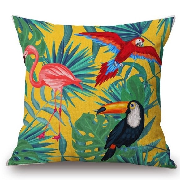 Декоративная подушка Toucans Декоративная подушка Toucans в Орле | Loft Concept