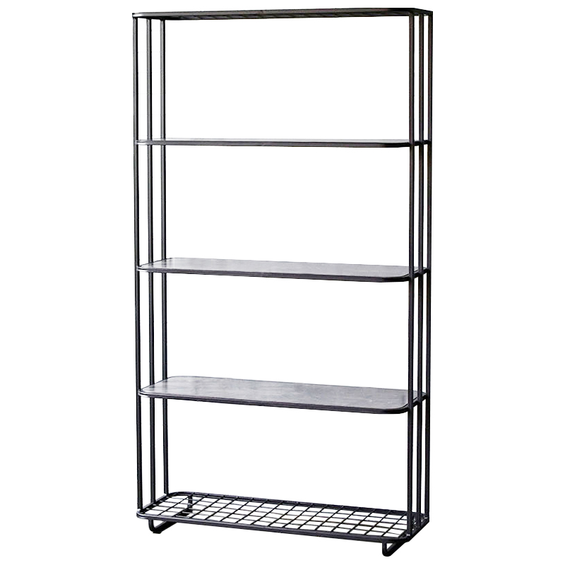Стеллаж Wynn Industrial Metal Rust Rack Черный Дерево Серый Стеллаж Wynn Industrial Metal Rust Rack Черный Дерево Серый в Орле | Loft Concept
