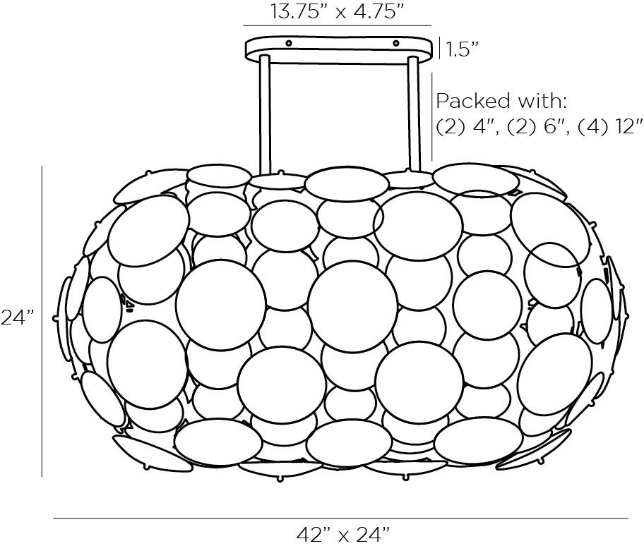 Люстра Arteriors NEBULA CHANDELIER Люстра Arteriors NEBULA CHANDELIER в Орле