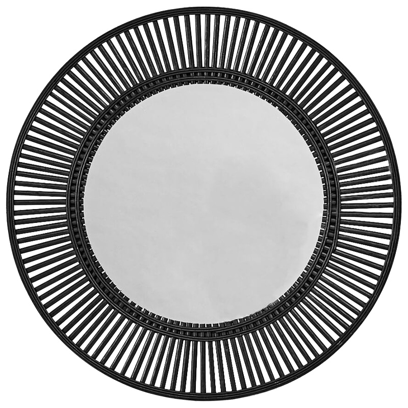 Зеркало Mario Round Mirror Черный Зеркало Mario Round Mirror Черный в Орле | Loft Concept