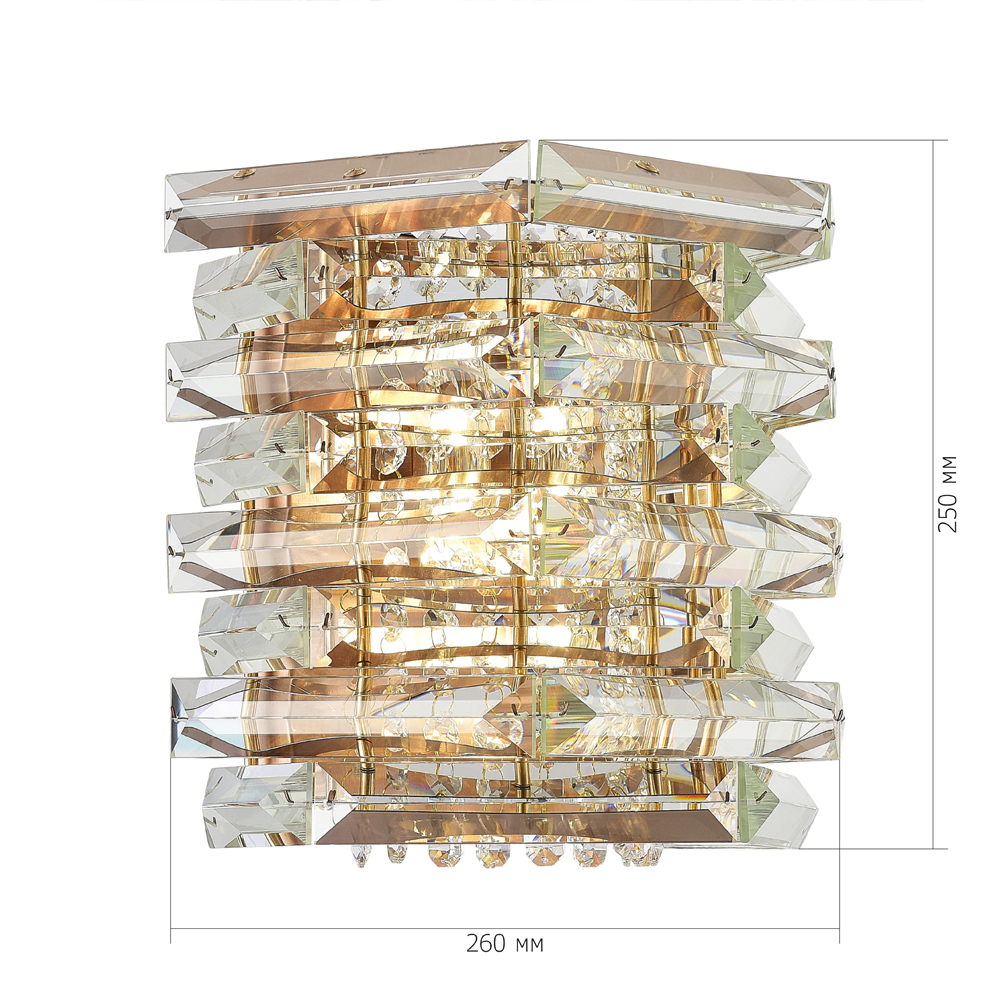 Бра в классическом хрустальном обрамлении Light Garland в Орле