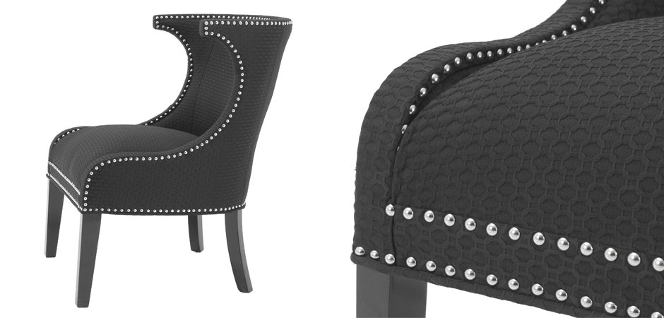 Кресло Eichholtz Chair Elson black Кресло Eichholtz Chair Elson black - Loft-Concept в Орле