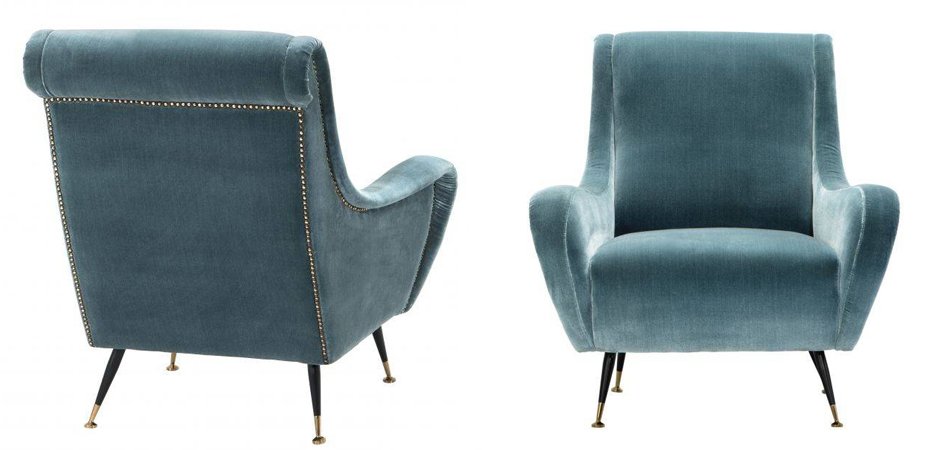 Кресло для гостиной Giardino Chair turquoise бирюзовый вельвет Кресло для гостиной Giardino Chair turquoise бирюзовый вельвет - Loft-Concept в Орле