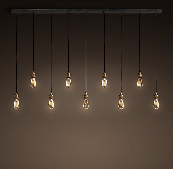 Подвесной светильник Loft Industrial Mono 9 Черный Подвесной светильник Loft Industrial Mono 9 Черный в Орле | Loft Concept
