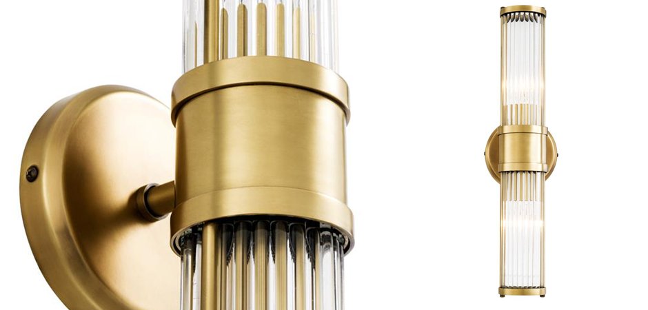 Бра Wall Lamp Claridges Double Brass Бра Wall Lamp Claridges Double Brass - Loft-Concept в Орле