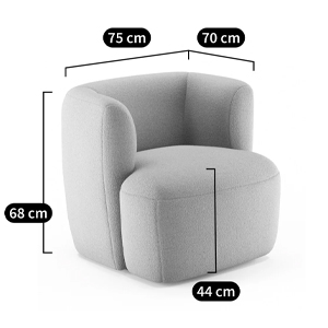 Кресло Ivy Boucle Collection Armchair в Орле