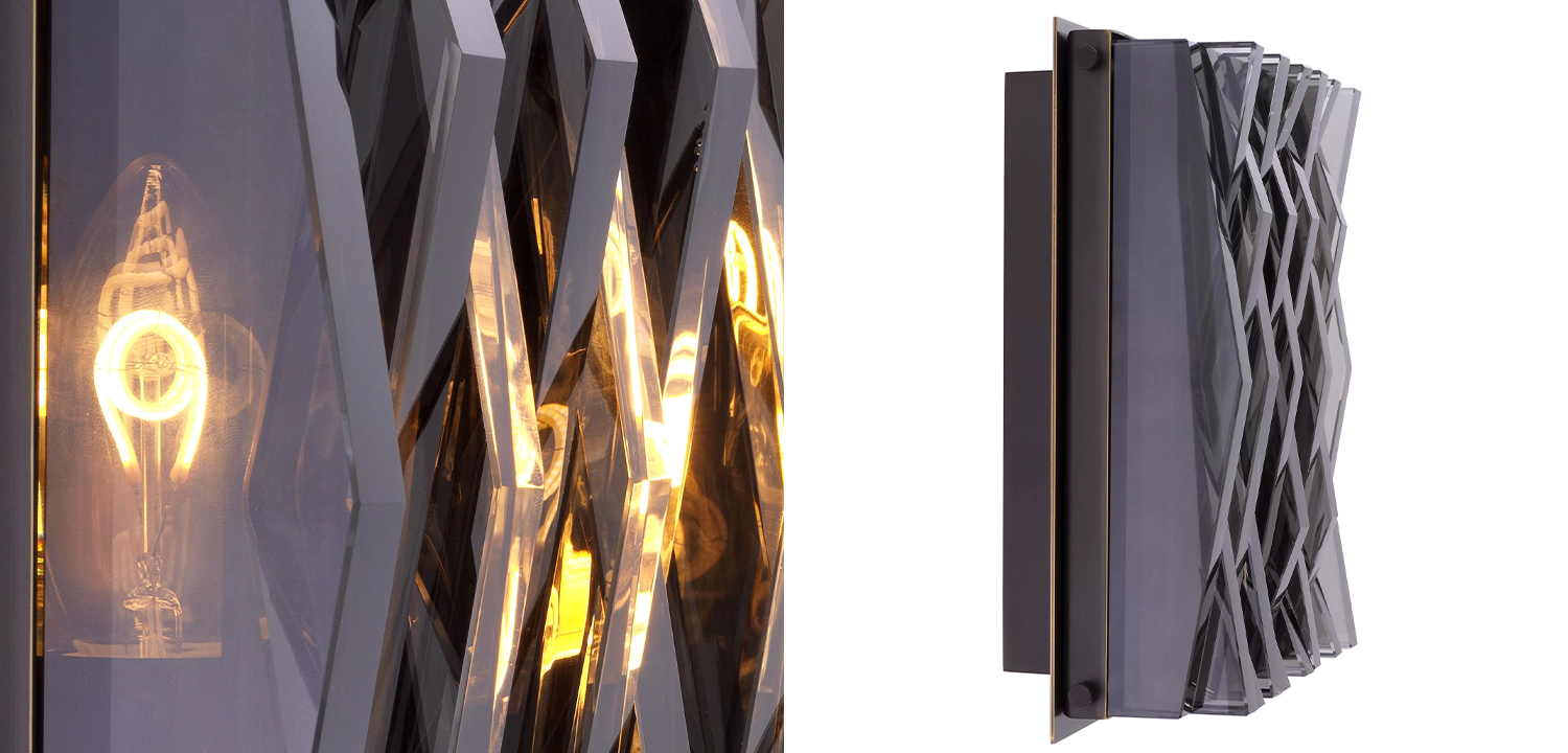 Бра Wall Lamp Nuvola S Smoke - фото №1