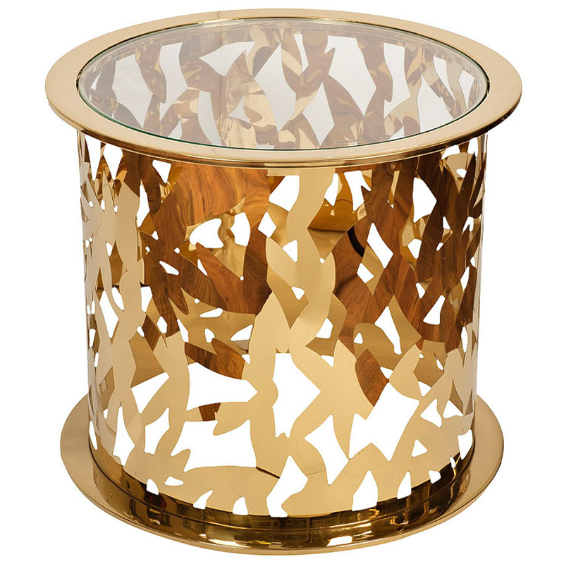 Приставной стол Dorieno Side Table Золотой Приставной стол Dorieno Side Table Золотой в Орле | Loft Concept