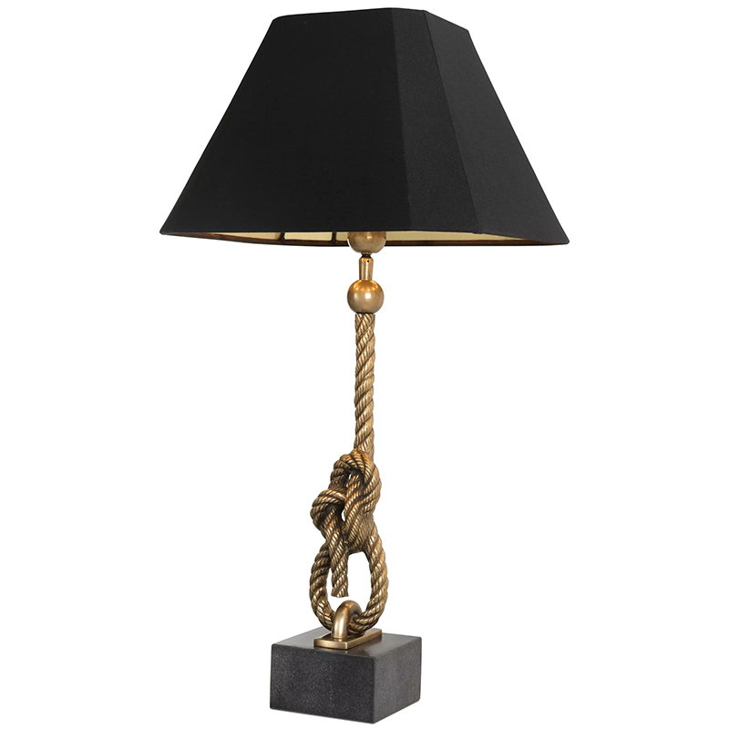 Настольная лампа Eichholtz Table Lamp Miles Черный Винтажная латунь Настольная лампа Eichholtz Table Lamp Miles Черный Винтажная латунь в Орле | Loft Concept