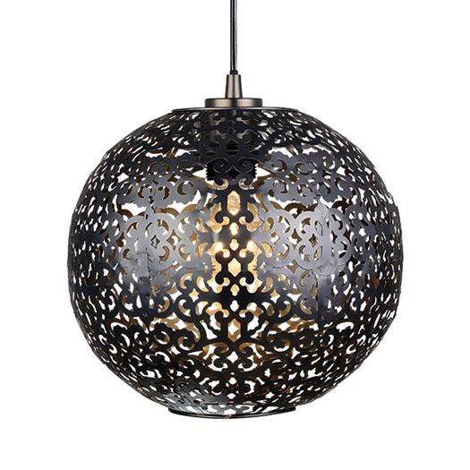 Подвесной светильник Oriental patterns Pendant Black Черный Подвесной светильник Oriental patterns Pendant Black Черный в Орле | Loft Concept
