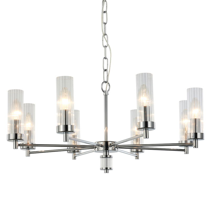 Люстра Jeanette Chandelier Chromium 66 Хром Прозрачный Люстра Jeanette Chandelier Chromium 66 Хром Прозрачный в Орле | Loft Concept