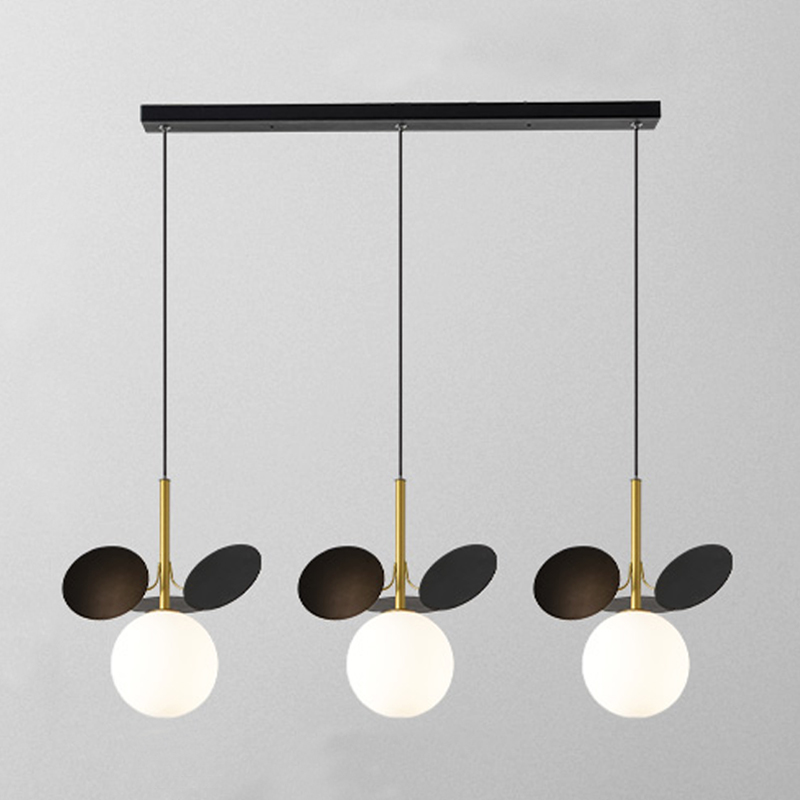 Люстра MATISSE Pendant Triple black Золотой Белый Черный Люстра MATISSE Pendant Triple black Золотой Белый Черный в Орле | Loft Concept