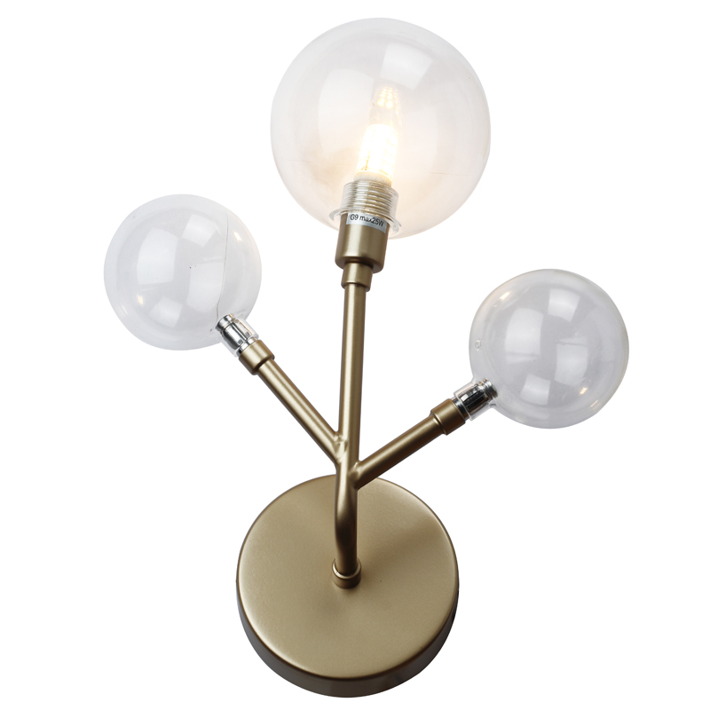 Бра Berries Trio Sconce gold Винтажное Светлое Золото Прозрачный Бра Berries Trio Sconce gold Винтажное Светлое Золото Прозрачный в Орле | Loft Concept