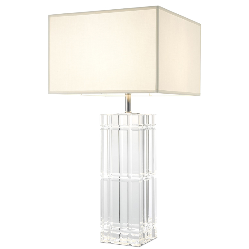 Настольная лампа Eichholtz Table Lamp Universal Прозрачный Белый Никель Настольная лампа Eichholtz Table Lamp Universal Прозрачный Белый Никель в Орле | Loft Concept