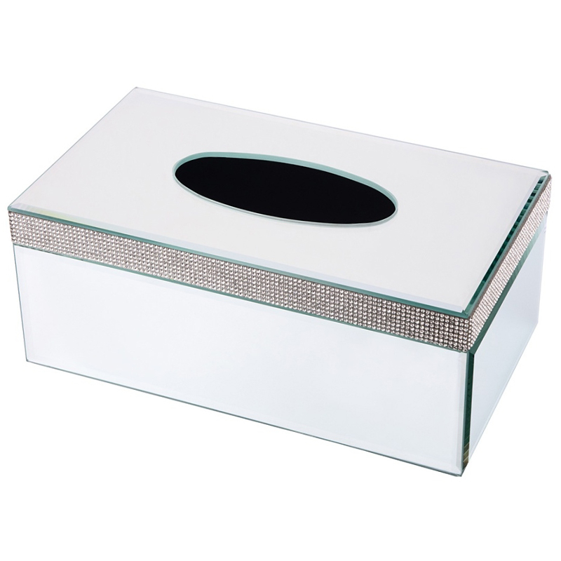 Шкатулка для салфеток Rhinestones Tissue Holder Box Зеркало Шкатулка для салфеток Rhinestones Tissue Holder Box Зеркало в Орле | Loft Concept