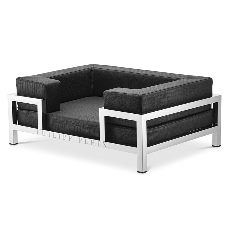 Лежанка для домашних животных Philipp Plein Dogbed High Conic Limited L Черный Серебряный Лежанка для домашних животных Philipp Plein Dogbed High Conic Limited L Черный Серебряный в Орле | Loft Concept