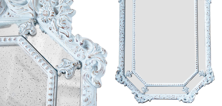 Зеркало Keppel Mirror Pastel Blue Зеркало Keppel Mirror Pastel Blue - Loft-Concept в Орле
