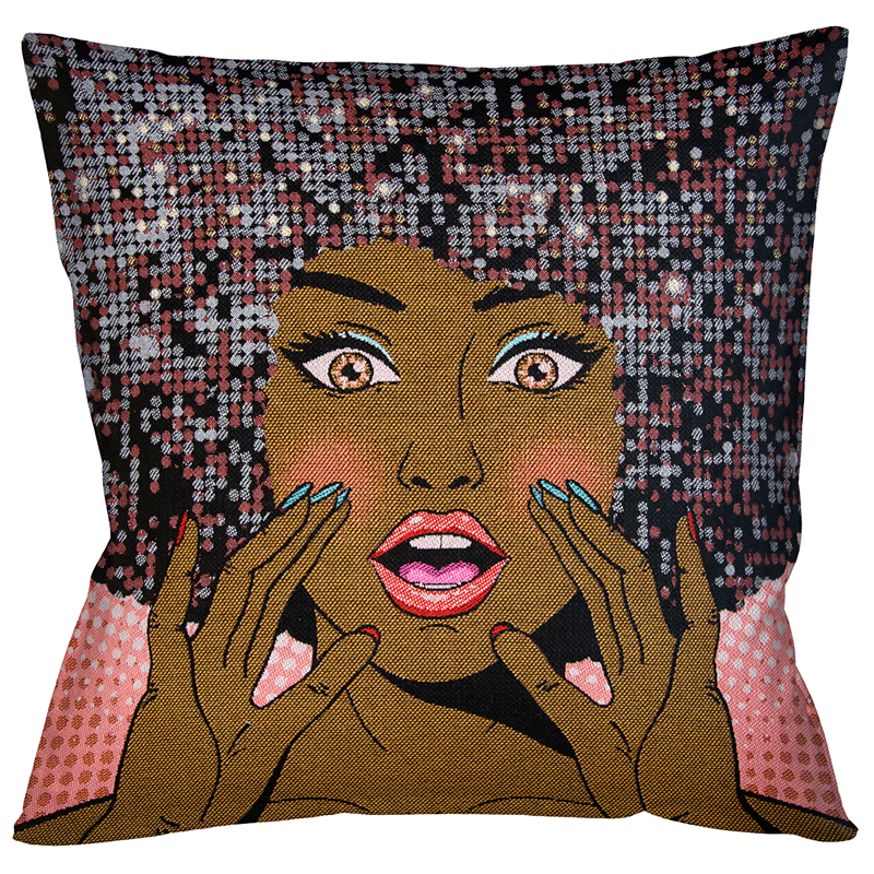 Декоративная подушка Disco Girl Мульти Декоративная подушка Disco Girl Мульти в Орле | Loft Concept