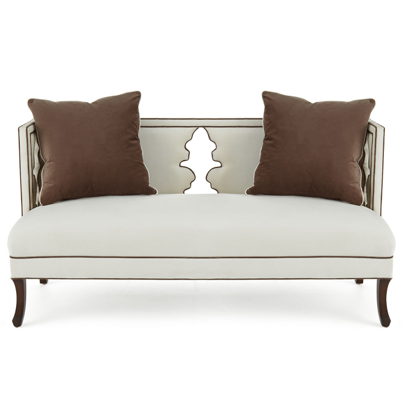 Диван Sonny Sofa Молочный Коричневый Диван Sonny Sofa Молочный Коричневый в Орле | Loft Concept