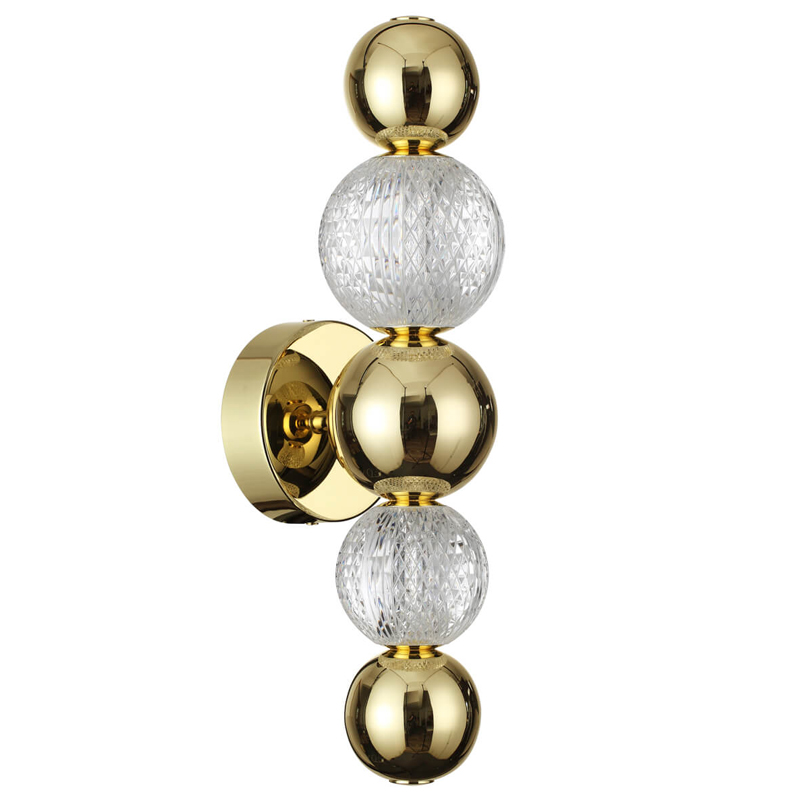 Светодиодное бра Crystal Globule Золото Золотой Прозрачный Светодиодное бра Crystal Globule Золото Золотой Прозрачный в Орле | Loft Concept