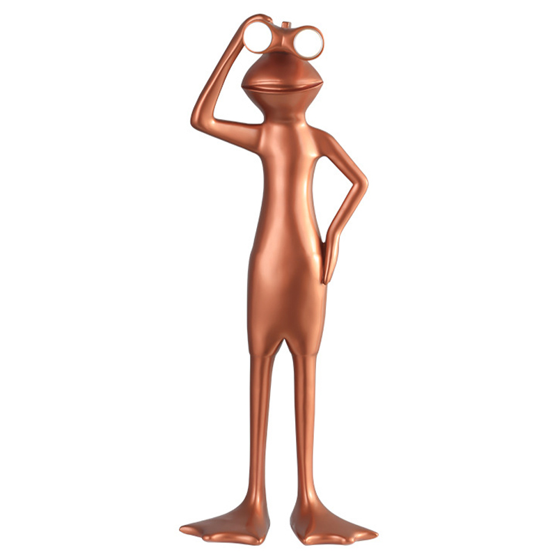 Настольная лампа Resort Frog With Binoculars Lamp Золотой Настольная лампа Resort Frog With Binoculars Lamp Золотой в Орле | Loft Concept