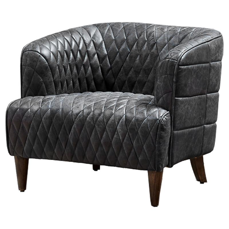 Кресло Philadelphia Armchair Graphite Графит Коричневый Кресло Philadelphia Armchair Graphite Графит Коричневый в Орле | Loft Concept