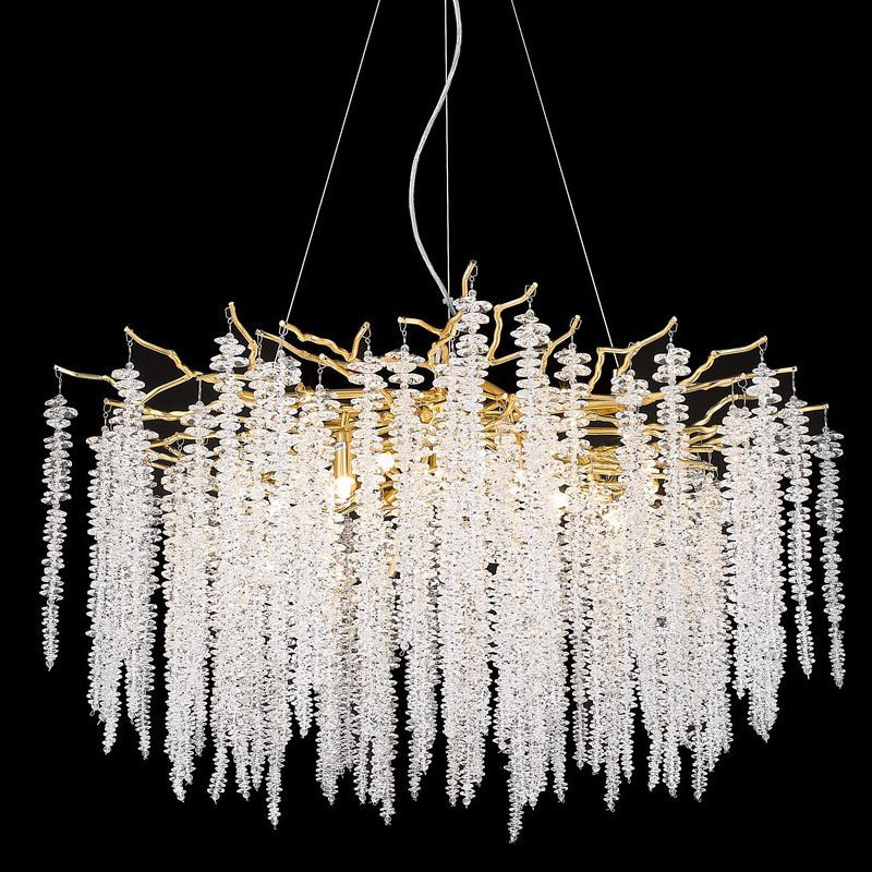 Люстра Diana Rain Gold Золотой Люстра Diana Rain Gold Золотой в Орле | Loft Concept