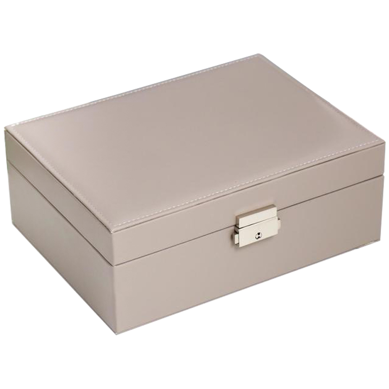 Шкатулка Blanford Jewerly Organizer Box gray beige Бежево-серый Шкатулка Blanford Jewerly Organizer Box gray beige Бежево-серый в Орле | Loft Concept