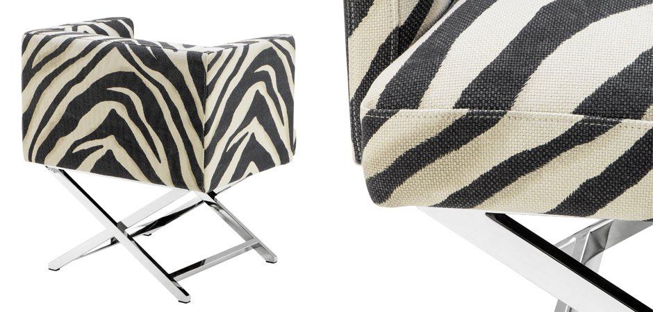 Кресло Eichholtz Chair Dawson Zebra Кресло Eichholtz Chair Dawson Zebra - Loft-Concept в Орле
