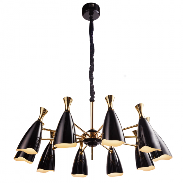 Люстра Delightfull Duke Chandelier Черный Люстра Delightfull Duke Chandelier Черный в Орле | Loft Concept