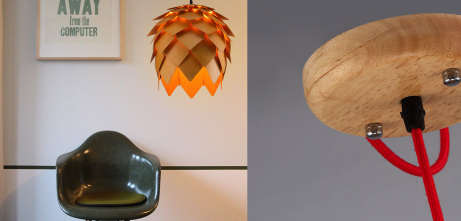 Подвесной светильник Crimea Pine Cone natural wood Подвесной светильник Crimea Pine Cone natural wood - Loft-Concept в Орле