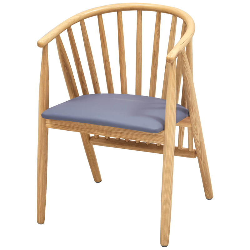 Дизайнерский стул деревянный Marco Wood Chair Древесина Серо-голубой Дизайнерский стул деревянный Marco Wood Chair Древесина Серо-голубой в Орле | Loft Concept