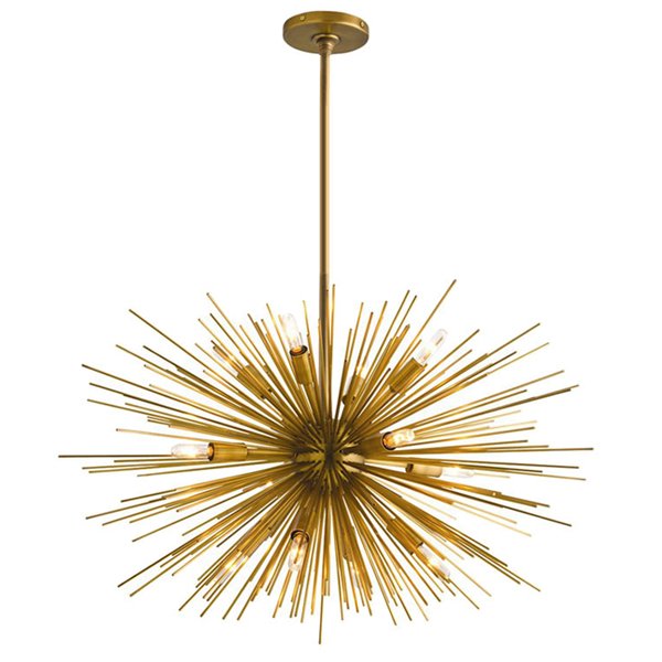 Люстра ASTRA Chandelier Sputnik Brass Золотой в Орле | Loft Concept 