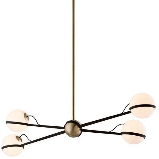 Люстра Troy Lighting Ace Linear Pendant Коричневый Молочный Люстра Troy Lighting Ace Linear Pendant Коричневый Молочный в Орле | Loft Concept