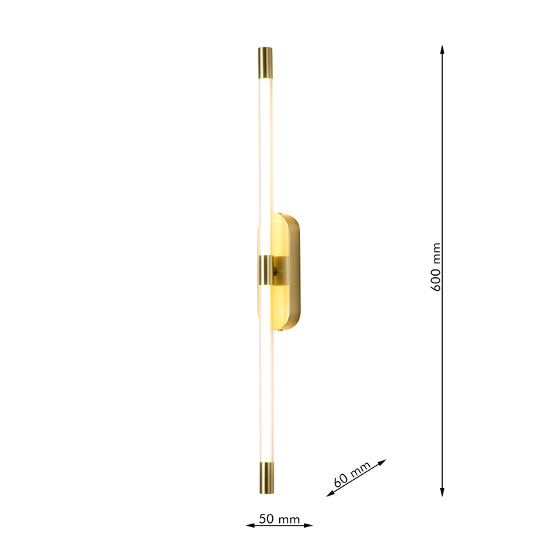 Бра Trumpet tube Double Золотое 60 см Бра Trumpet tube Double Золотое 60 см в Орле
