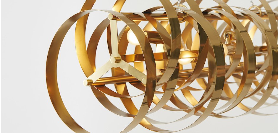 Люстра Brass Belts Chandelier Люстра Brass Belts Chandelier - Loft-Concept в Орле