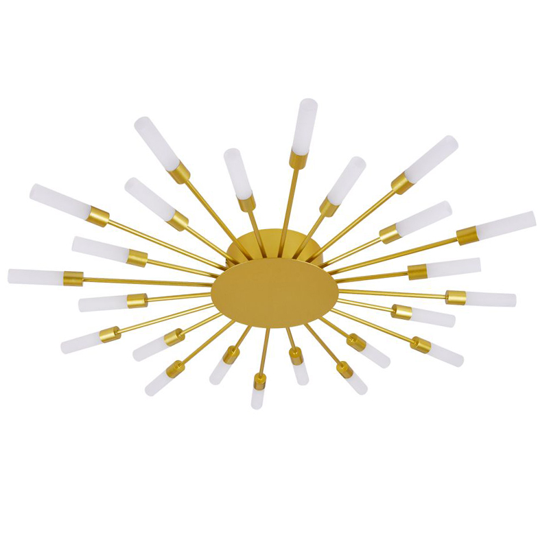 Потолочный светильник Aiden Ceiling Lamp 24 Золотой Белый в Орле | Loft Concept 