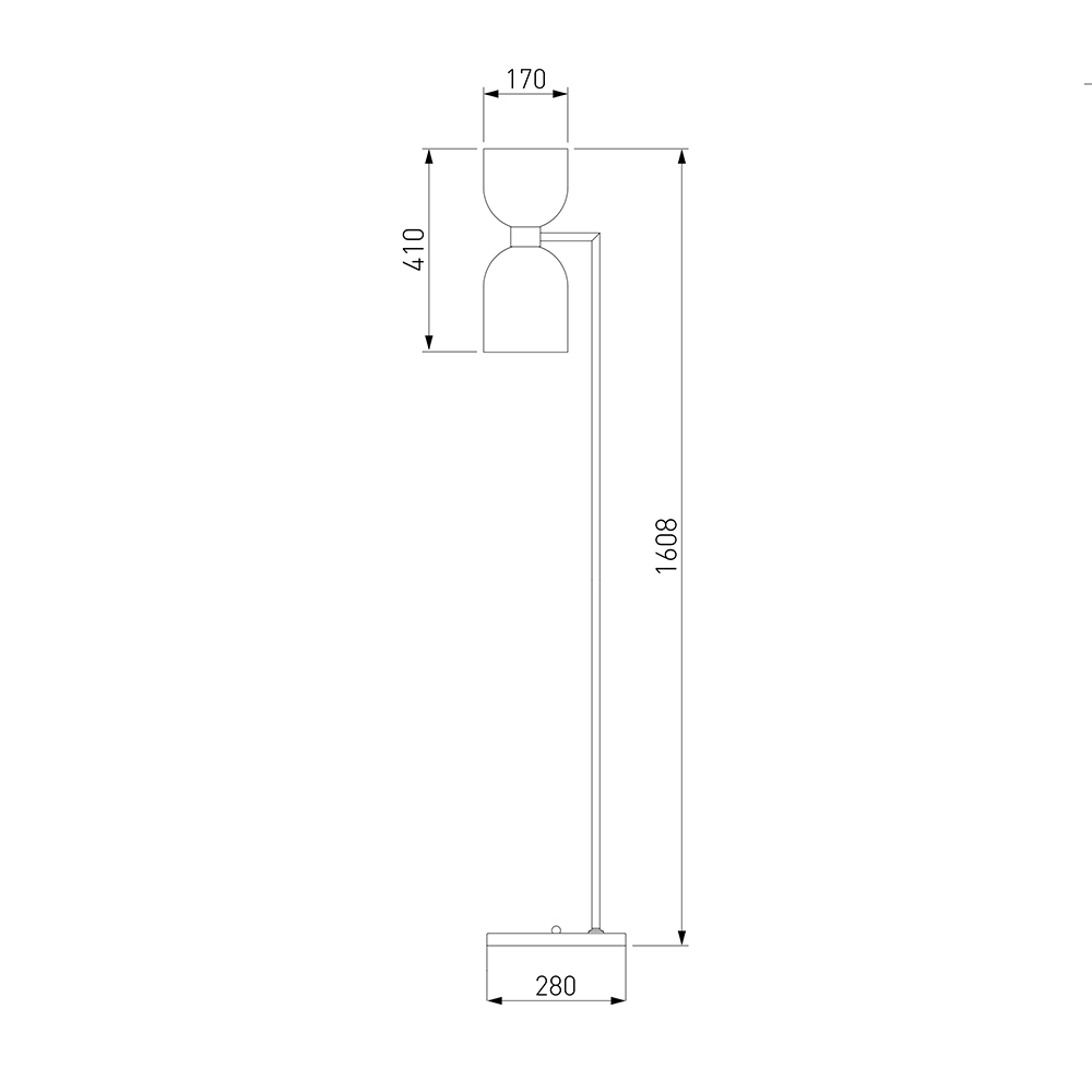 Торшер Light maker studio white and smok brass в Орле
