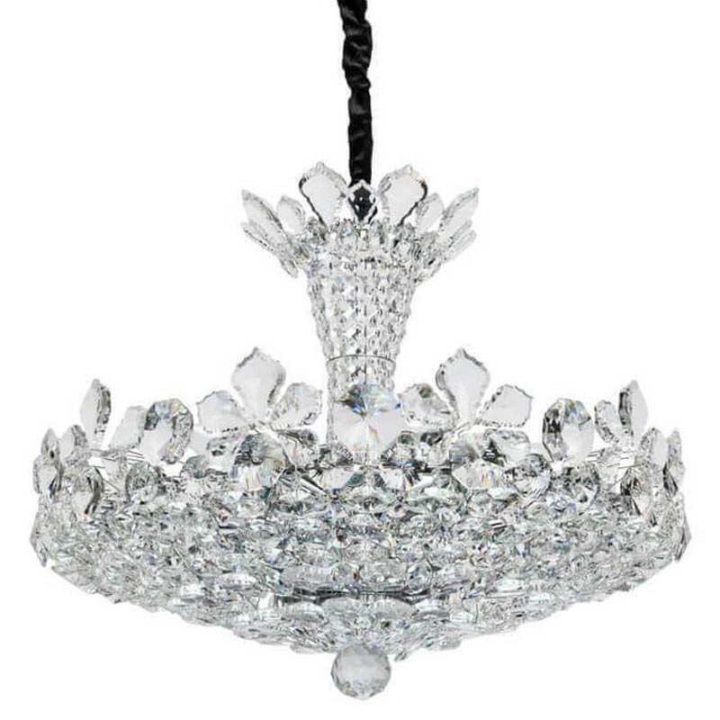 Люстра Griselda Crystal Chandelier 62 Хром Прозрачный Люстра Griselda Crystal Chandelier 62 Хром Прозрачный в Орле | Loft Concept